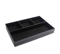 Vassoi. Organizzatore for scrivania, portachiavi, portacellulari, vassoio raccogli-oggetti, comodino o cassettiera(Black)