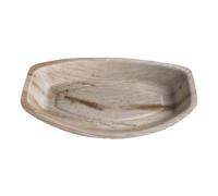 Vassoi Ovali Foglia di Palma 34x23 cm 25 pz Biodegradabili Compostabili