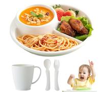 Vassoi per bambini, riutilizzabili per bambini, per picnic, campeggio, scuola, feste, mensa, ufficio, ristorante