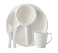 Vassoi per bambini, riutilizzabili per bambini, per picnic, campeggio, scuola, feste, mensa, ufficio, ristorante