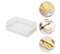 Vassoi per burro da 2 pezzi con coperchio, vassoi per tagliare il burro,