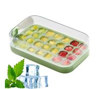 Vassoi Per Cubetti Di Ghiaccio In Silicone Con Coperchio,Stampo Per Ghiaccio,Senza BPA,vassoi Per Cubetti Di Quadrati Facili Da Rimuovere