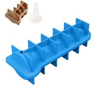 Vassoi per cubetti di ghiaccio per adulti, divertenti stampi per cubetti di ghiaccio, grandi forme in silicone spesso, per cocktail, brandy e succhi di frutta, grande blu, 1 pezzo