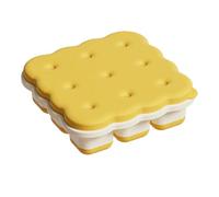 Vassoi per ghiaccio con coperchi Stampo per biscotti | Con coperchio e fondo morbido riutilizzabile in silicone stampo contenitore per cocktail caffè latte bevande bere vino