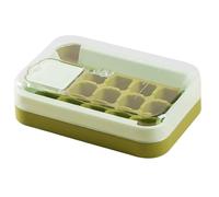 Vassoi per ghiaccio congelatore, stampo in silicone a 15 fori, 16,5 x 11,2 x 2,5 cm, facile da riempire, a sgancio rapido, resistente alle fuoriuscite, design senza tocco, stampi per tè freddo per