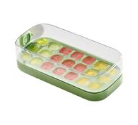 Vassoi per ghiaccio per congelatore con coperchio, vassoio in silicone a 21 griglie per cubetti di ghiaccio con coperchio, stampo flessibile per alimenti, grande capacità, contenitore per whisky