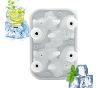 Vassoi Per Ghiaccio Per Congelatore | Stampo A Forma Di Gatto Con 4 Scomparti - Modello per ghiaccio a forma di gatto - Per Frigorifero Cucina Ristorante Vino Latte Succo Di Frutta Whisky