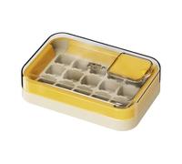 Vassoi per ghiaccio riutilizzabili, design a rilascio facile, contenitore flessibile a prova di perdite, per caffè, congelatore, frigorifero, bevande, cibo, whisky e uso quotidiano, 16,5 x 11,3 x 4,5