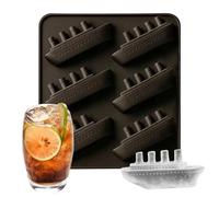 Vassoi per il congelatore a forma di nave in silicone, strumenti per la produzione di bevande fredde, accessori per bevande refrigerate per caffè di vino