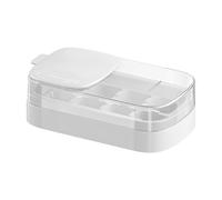 Vassoi Per Per Whisky, Multiuso, 15x8,6x5 Cm, Vassoio Per Cubetti Di Ghiaccio Impilabile, Vassoio Per Cubetti Di Ghiaccio Con Coperchio, Design A Rilascio Facile, Ideale Per Caffè, Latte