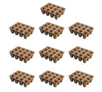 Vassoi per sacchetti di piantine di piante a 12 fori da 10 pezzi Vasi per