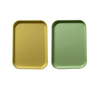 Vassoi Piccolo Vassoio Rettangolare per Colazione XUEHOU 2 Pezzo Mini Vassoio Vassoio per Fast food Vassoio per Tè da Cucina Vassoio da Portata Riutilizzabile per Cucina Café 24 x 17 cm