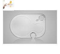 Vassoi Porta bicchieri set 6 pezzi Party 24x20xh1 cm stampaggio ad iniezione colore trasparente trasparente