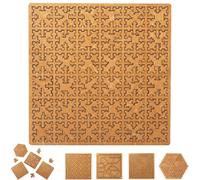 Vassoi Puzzles, Hard Difficult Wooden Jigsaw Puzzles for Adults, Impossible Reverse Thinking Puzzle, Creative Irregular Design for Brain Training & Gift (#b)