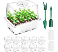 Vassoi sementi, 120 celle, serra con coperchio regolabile, coltivazione piante