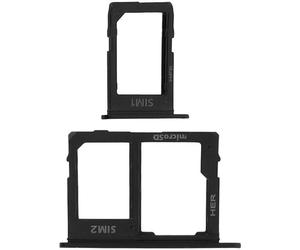 Vassoi sostitutivi per schede Nano SIM neri Avizar per Samsung Galaxy J6