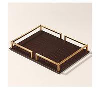 Vassoi. Vassoio for chiavi, porta chiavi in pelle, porta cellulari, comodino o cassettiera, organizer.(Brown)