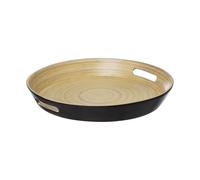 Vassoio 5five Simply Smart Noir Kitchen Naturale Bambù Ø 42 cm