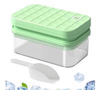 Vassoio a 56 griglie con Lid, Stoccaggio Bin and Scoop, set Easy Release Ice Maker per whisky, cocktail, Juice, Home, Freezer Ice Storage and Serving
