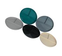 Vassoio a scomparti riutilizzabile per piatti suddivisi da 5 pezzi. Piatto da