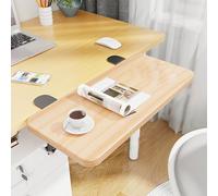 Vassoio allungabile da scrivania, ergonomico, pieghevole, per tastiera, cassetto e bracciolo, supporto a morsetto per tavoli da ufficio e da pranzo, sollievo dalla fatica e design salvaspazio
