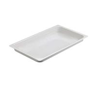 Vassoio Ambra Bianco Melamina GN 1/1 53x32,5x2 cm per Base Asia Leone
