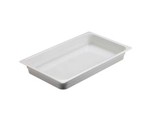 Vassoio Ambra Bianco Melamina GN 1/1 53x32,5x6 cm per Base Asia Leone