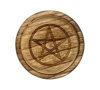 Vassoio Antico per Streghe - Vintage - Vassoio per Gioielli, Vassoio Antico | Portacandele Multifunzione con Pentagramma, vassoi d'altare per la Decorazione della casa, Matrimonio, Wicc