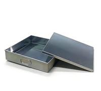 Vassoio antigoccia in acciaio inossidabile 304 per condizionatori, altezza 5 cm, a prova di perdite, vassoio di scarico della condensa per condizionatori, fioriere, armadietti, lavanderie, garage (80