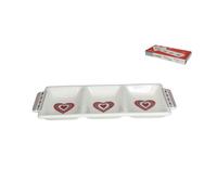 Vassoio Antipastiera Loving heart 3 Scomparti 36 cm