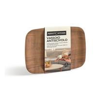 Vassoio antiscivolo - in legno frassino - 28 x 20 cm - Perfetto