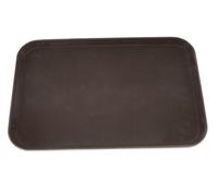 Vassoio antiscivolo marrone 60 x 40 cm