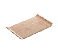Vassoio Aperitivo Wave Bamboo 36x22 cm Leone - Piatto Colazione - Hotel