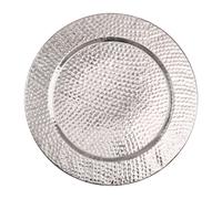 Vassoio Argento Metallo 50 CM Vassoio da Thè Fatto a Mano Accessori per la Casa