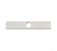 Vassoio assorbente in diatomite da 40 cm, per piani di lavoro della cucina e del bagno, si asciuga rapidamente dopo ogni utilizzo (bianco)