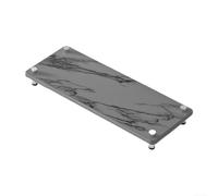 Vassoio assorbente multiuso per lavello e bagno, realizzato in diatomite, organizer per sapone, lozioni e accessori (grigio)