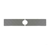 Vassoio assorbente per lavello con materiale diatomite per - Organizer per tappetino per rubinetto per cucina e bagno, 40 x 10 cm e 60 x 10 cm (set da 2 pezzi) (colore: grigio, 60 x 10 cm)