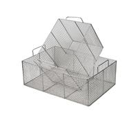 Vassoio Autoclave in Acciaio Inox 304 Medical, Cestelli per la Sterilizzazione Degli Strumenti con Maniglia Retrattile, Vassoio per Strumenti Operativi, per Strumenti Chirurgici, WWFKWEMK, a, 30 * 5