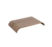 Vassoio AYTM Curva, color noce, 41 x 25 x 5 cm, legno AYTM