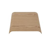 Vassoio AYTM Curva, color rovere, 33 x 32 x 4 cm, legno AYTM