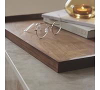 Vassoio AYTM Unity, noce, lunghezza 52 cm, larghezza 52 cm, legno AYTM
