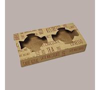 Vassoio Cestino Speed Porta 2 Bicchieri per Cappuccino 7oz 100 Pezzi
