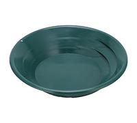 Vassoio classificatore per setacciatura della sabbia con panning manuale da 380 mm, vasca per il lavaggio dell’oro con design a scanalatura poco profonda a 180°, strumento per