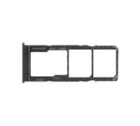 Vassoio Compatibile con Samsung Galaxy A12 / SM-A125F / A125 6.5" Carrello tray porta scheda nano Sim 1+ SIM 2 + SLOT SLITTA Alloggio Memoria Micro Sd CARD (Nero)