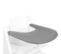 Vassoio Compatibile con Sedia Stokke Tripp Trapp, Vassoio per Tripp Trapp Accessori per Seggiolone per bambini 6-36 Mesi (Grigio)