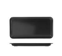 Vassoio con bordo Melamina Cm40x20x2 Nero H&H