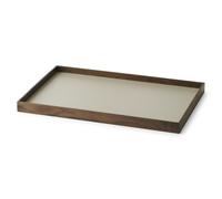 Vassoio con Cornice Between Rovere Affumicato/ Grigio