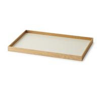 Vassoio con Cornice Tra Rovere/ Beige