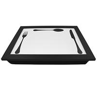 Vassoio con Cuscino P 947 in Nero posate