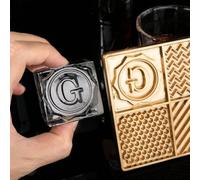 Vassoio con design personalizzato per ghiaccio: utilizzando la piastra per il ghiaccio per creare un ghiaccio dal design trasparente per bevande, timbro per ghiaccio per cocktail, stampo per whisky